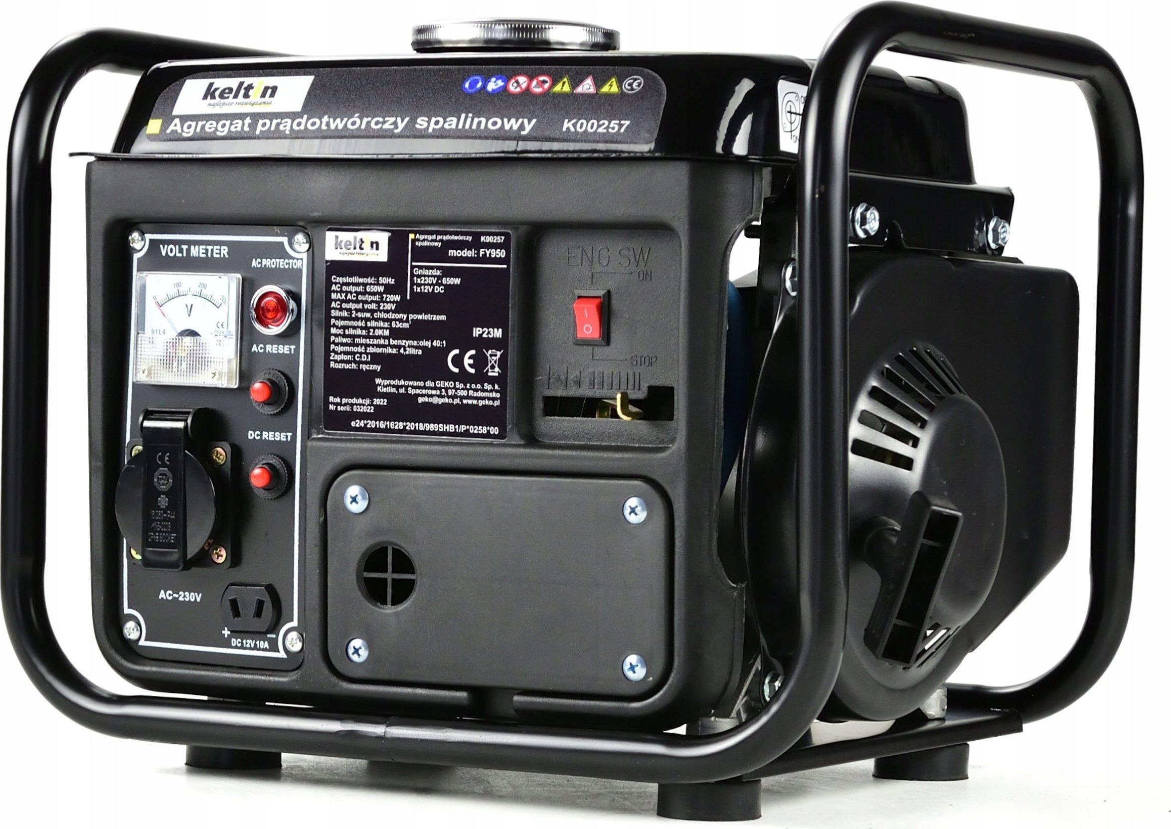 фото Бензиновий генератор Keltin FY950