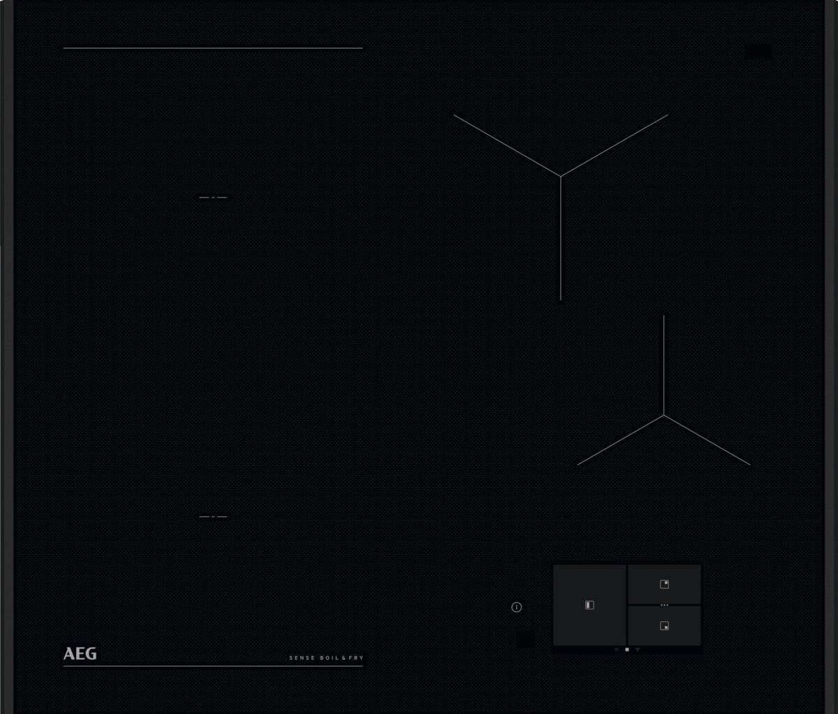 фото Індукційна варильна поверхня AEG NIG64B30AB