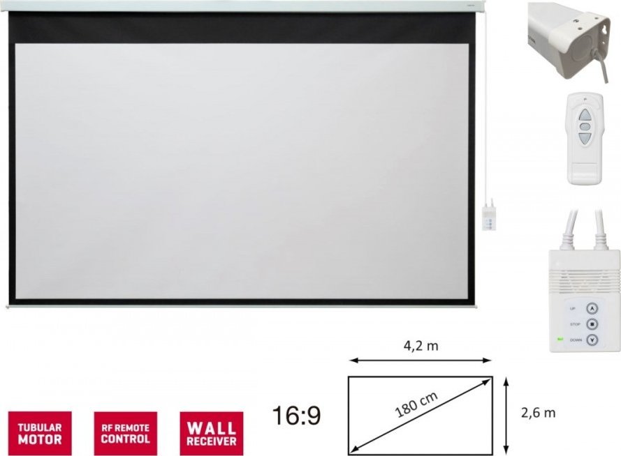 фото Проекційний екран Fonestar PPEL-16180-FA