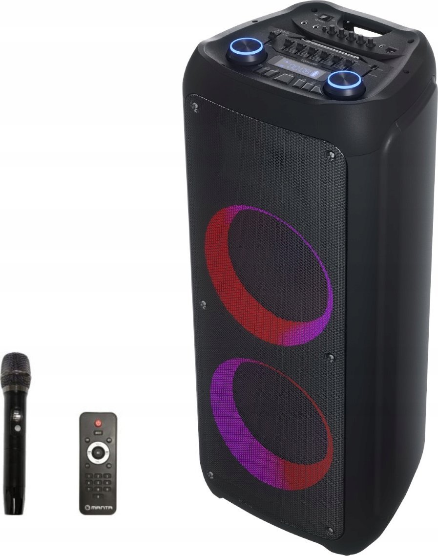 фото Портативна Bluetooth колонка Karaoke Manta KRIOS 350W