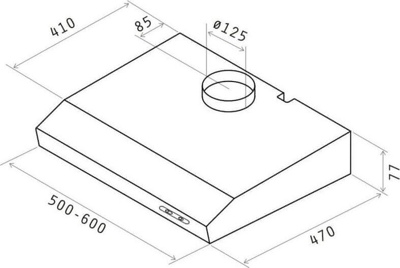 фото Витяжка вбудована Elica VERVE IX/F/60 (PRF0086554B)