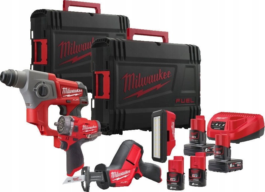 фото Набір інструментів Milwaukee M12 FPP4C-624P