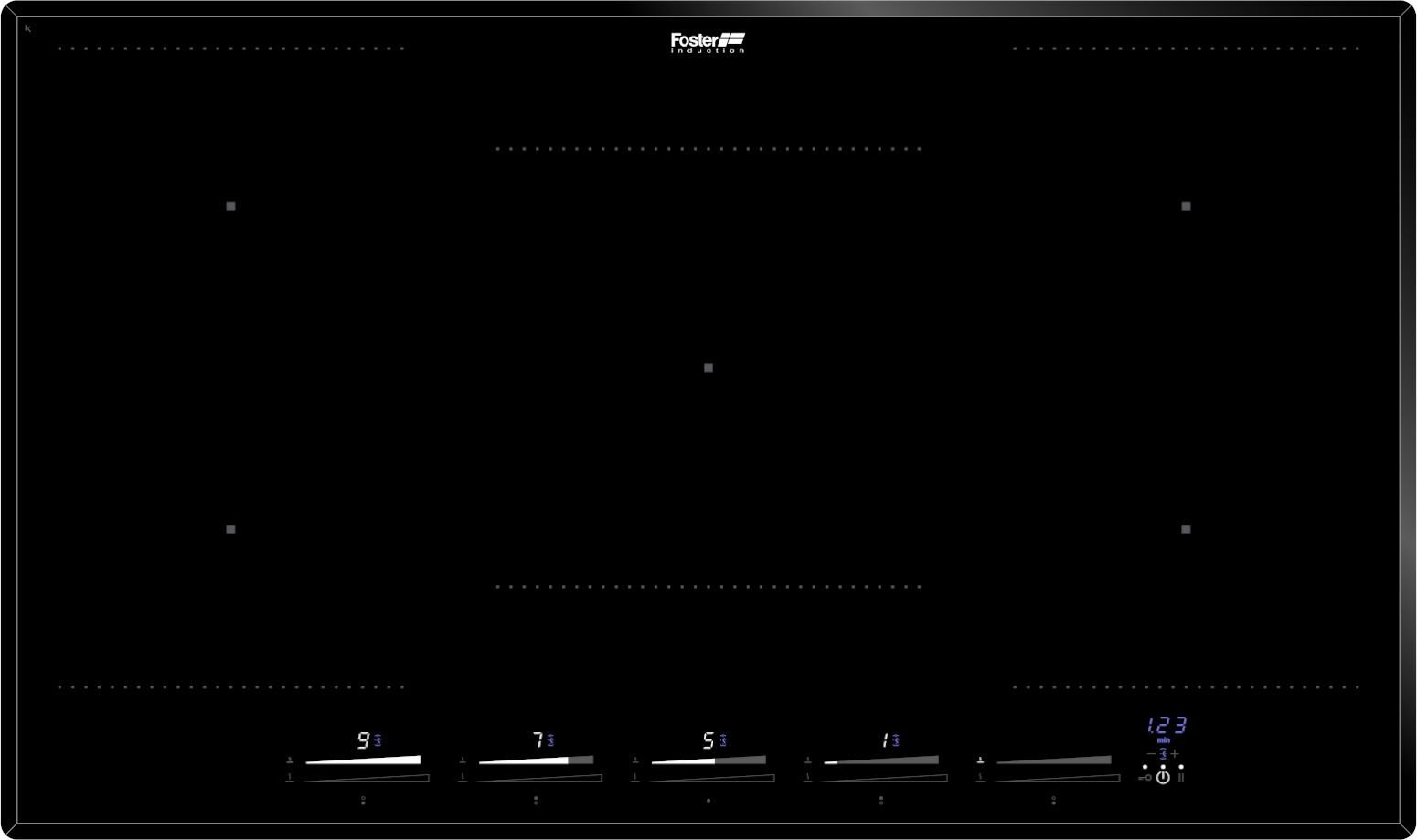 фото Індукційна варильна поверхня Foster KE Induction 5 Black (7384646)