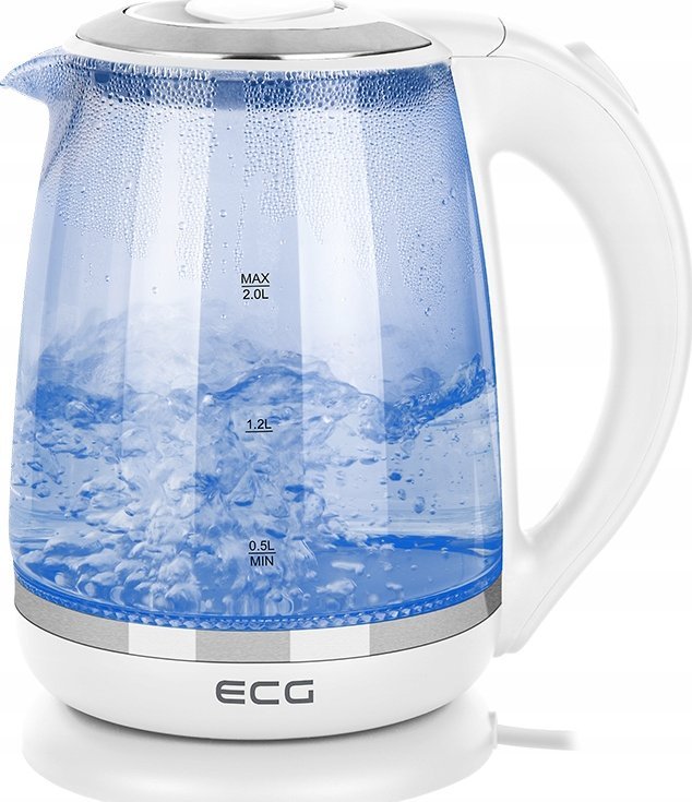 фото Електрочайник ECG RK 2020 White Glass