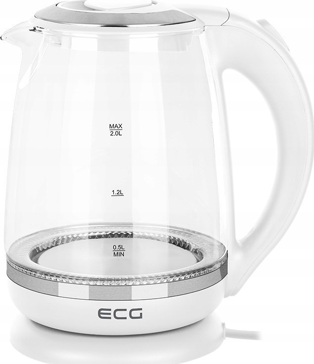 фото Електрочайник ECG RK 2020 White Glass
