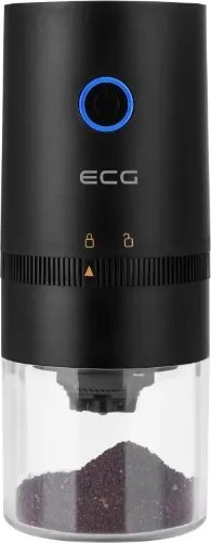 фото Кавомолка електрична акумуляторна ECG KM 150 Minimo Black
