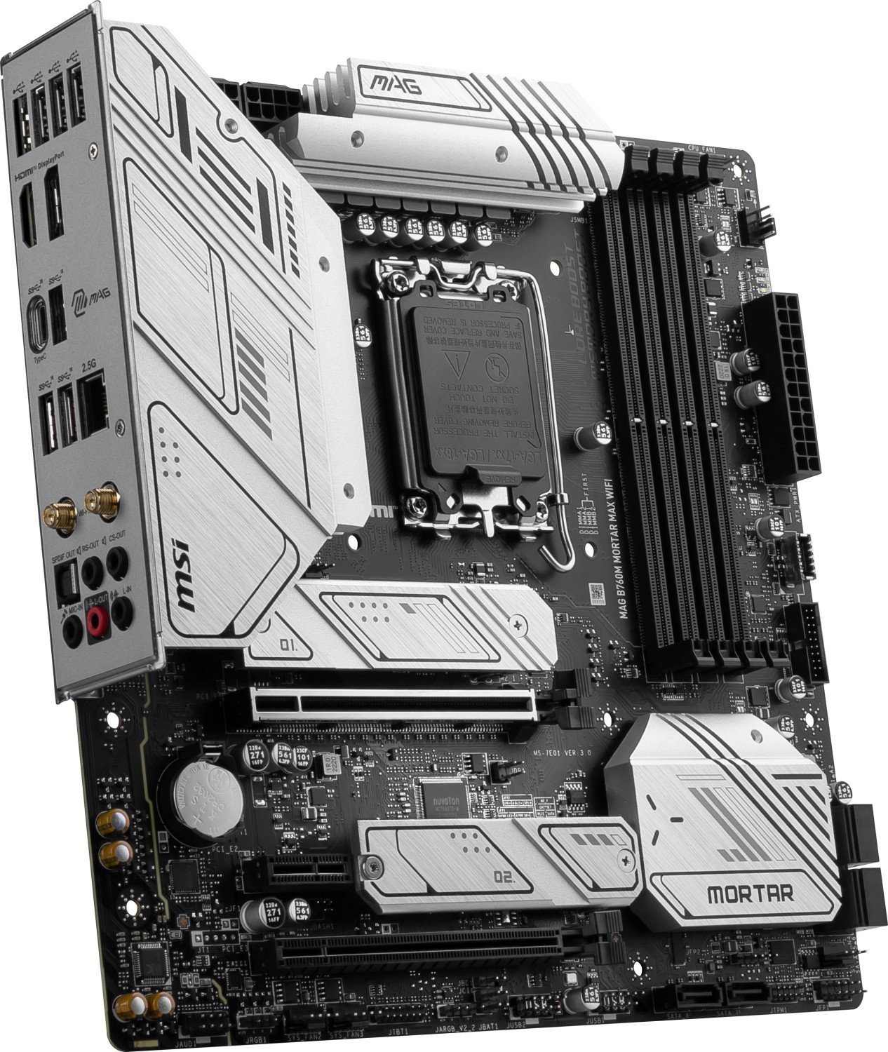 фото Материнська плата MSI MAG B760M Mortar Max WIFI DDR4