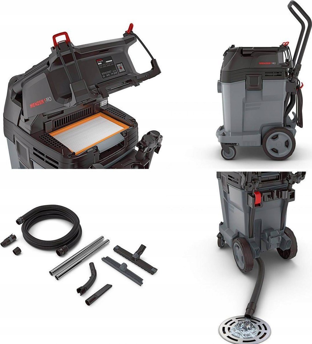 фото Будівельний пилосос Menzer VCM 550 PRO (MR120100000)