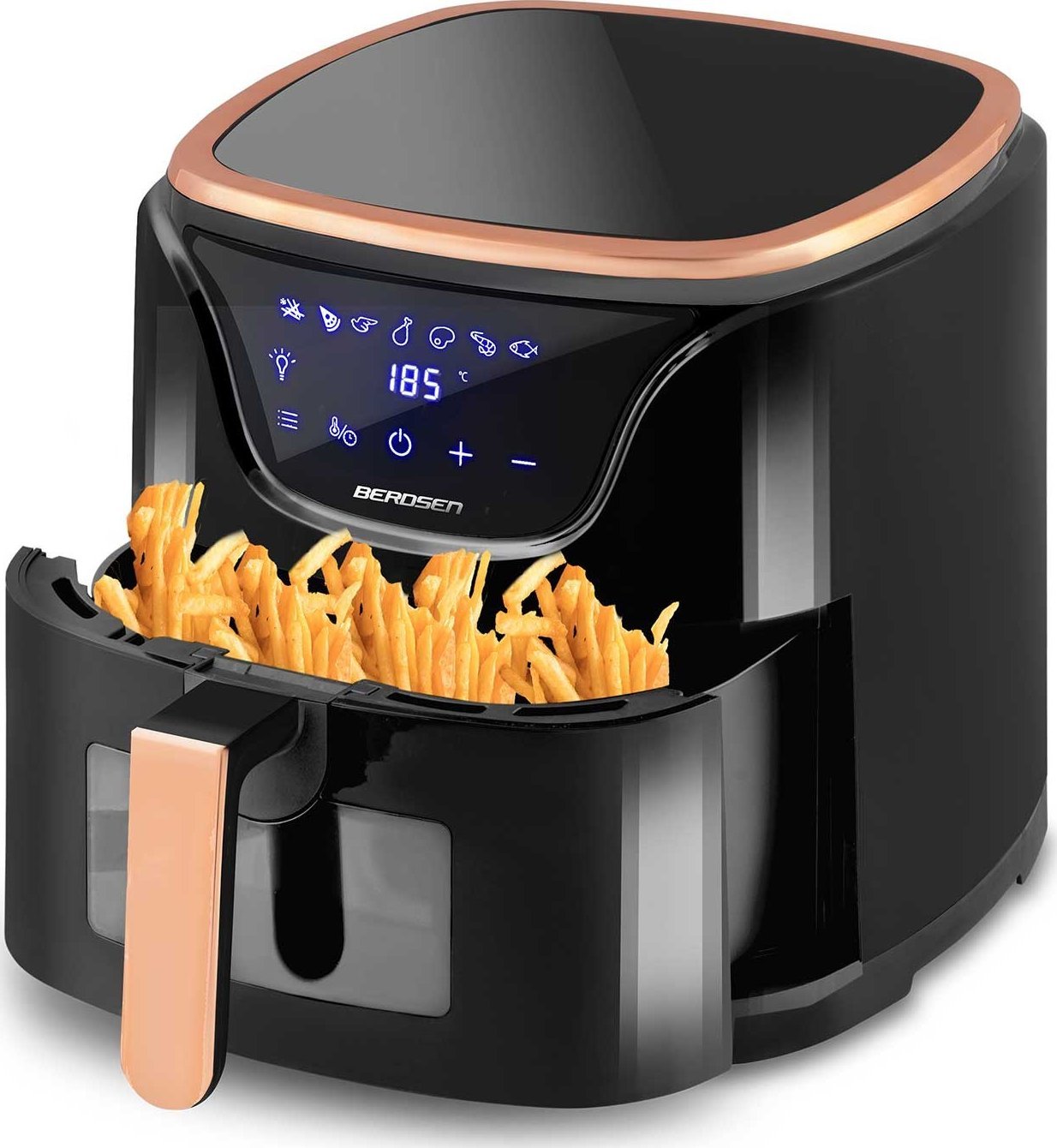 фото Мультипіч (аерофритюрниця) Berdsen BD-652 Black/Gold