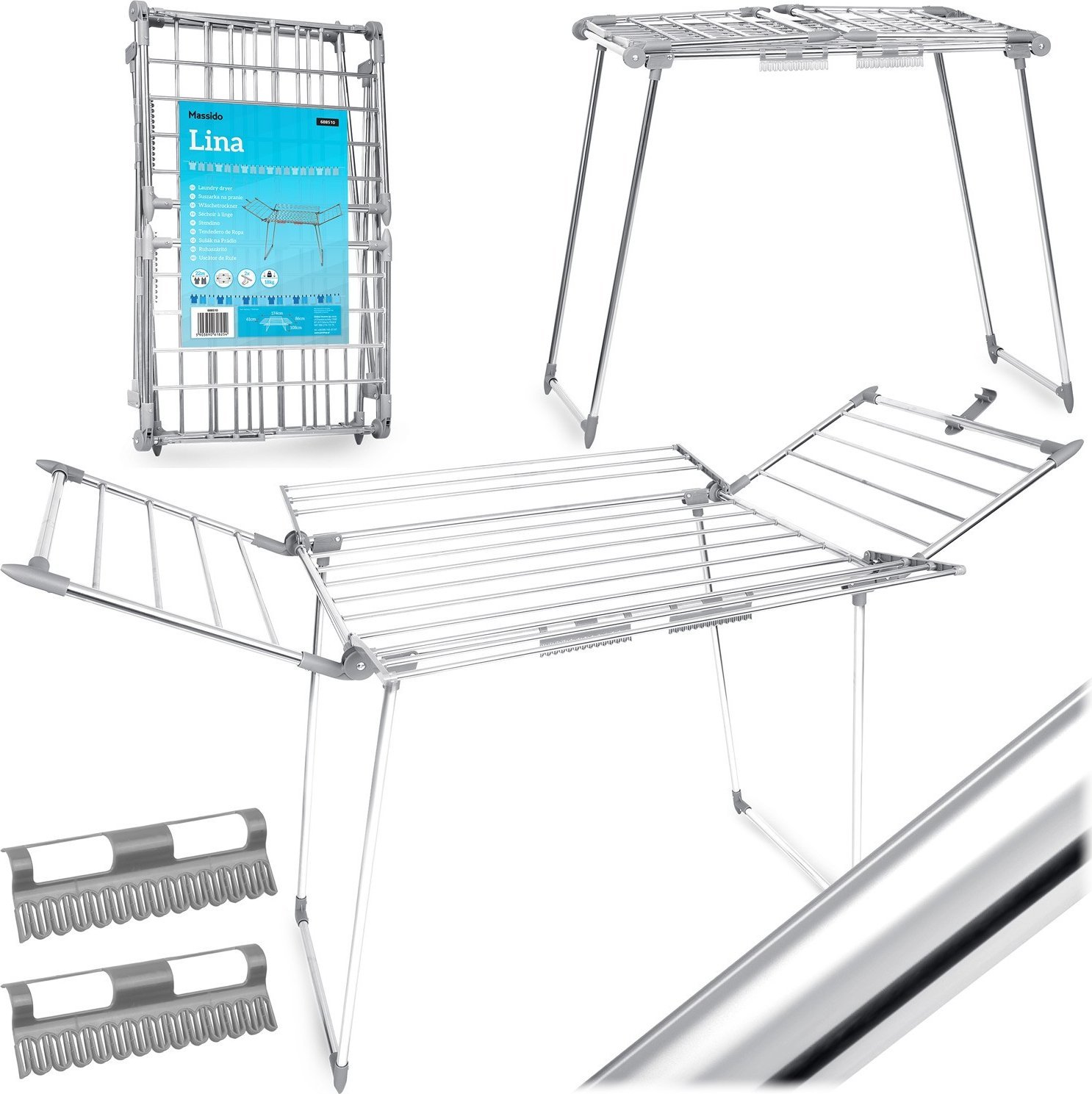 фото Підлогова сушилка для білизни Massido Lina