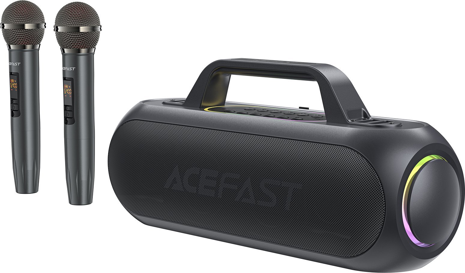 фото Портативна колонка Acefast Wireless Karaoke Speaker Black