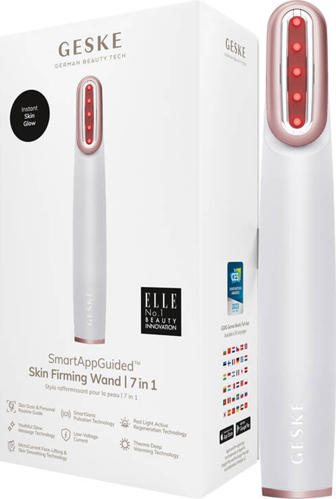 фото Тример для обличчя Geske Skin Firming Wand 7 in 1 Starlight (GK000068SL01)