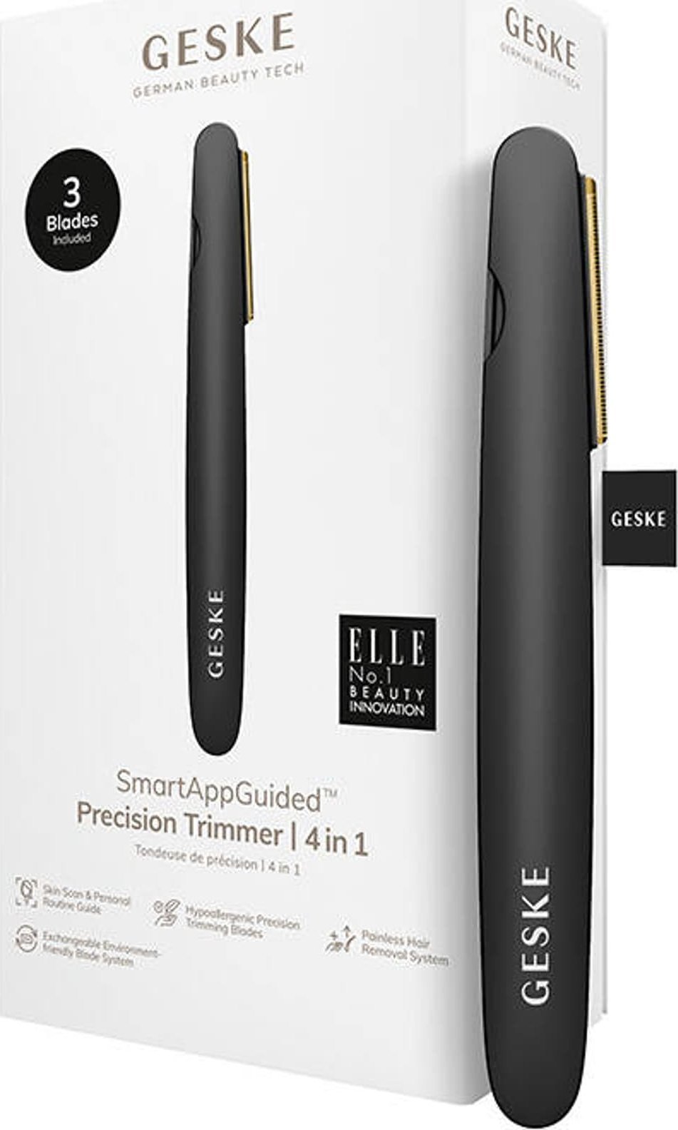 фото Тример для обличчя Geske Precision 4 In 1 Gray (GK000083GY01)