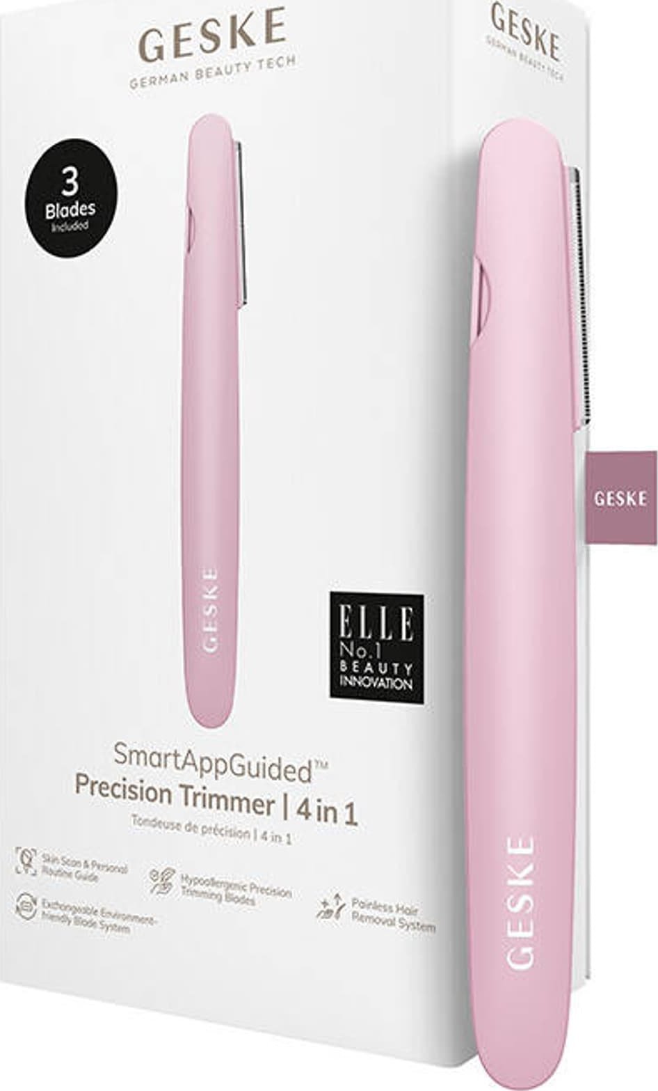 фото Тример для обличчя Geske Precision 4 In 1 Pink (GK000062MG01)