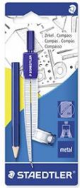 Staedtler Cyrkiel szkolny z uniwersalnym adapterem do pisaków i ołówków SB 550 55BK