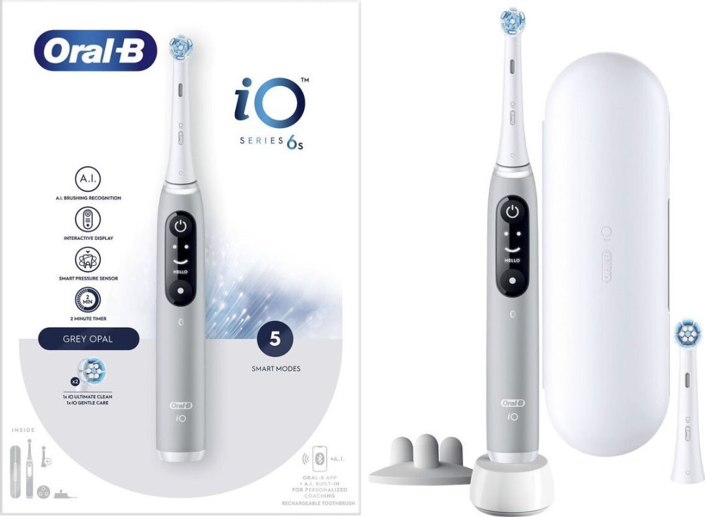 фото Електрична зубна щітка Oral-B iO Series 6S White