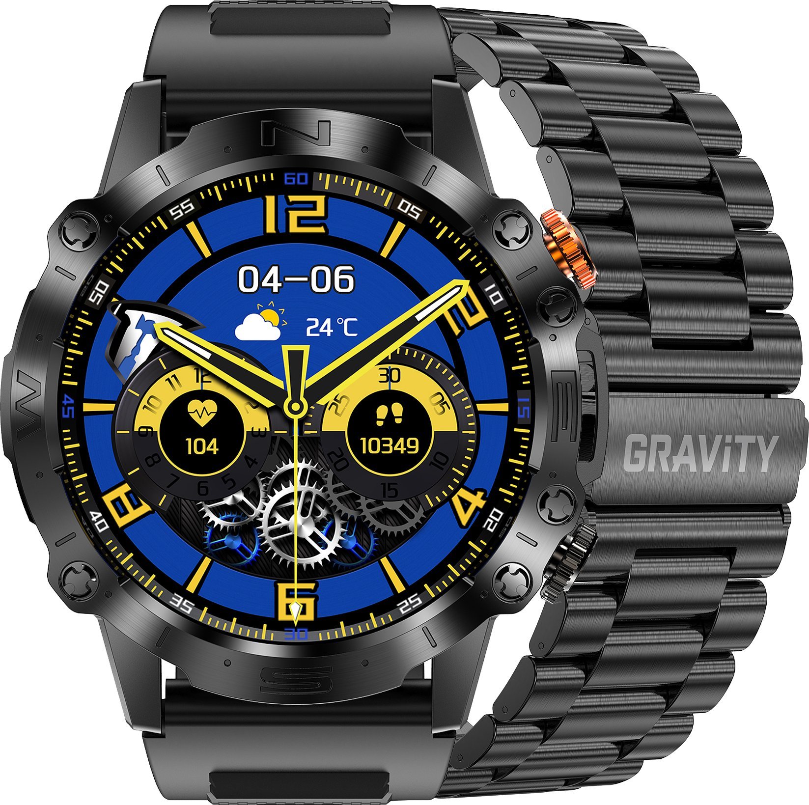 фото Смарт-годинник Gravity GT20-1 Black