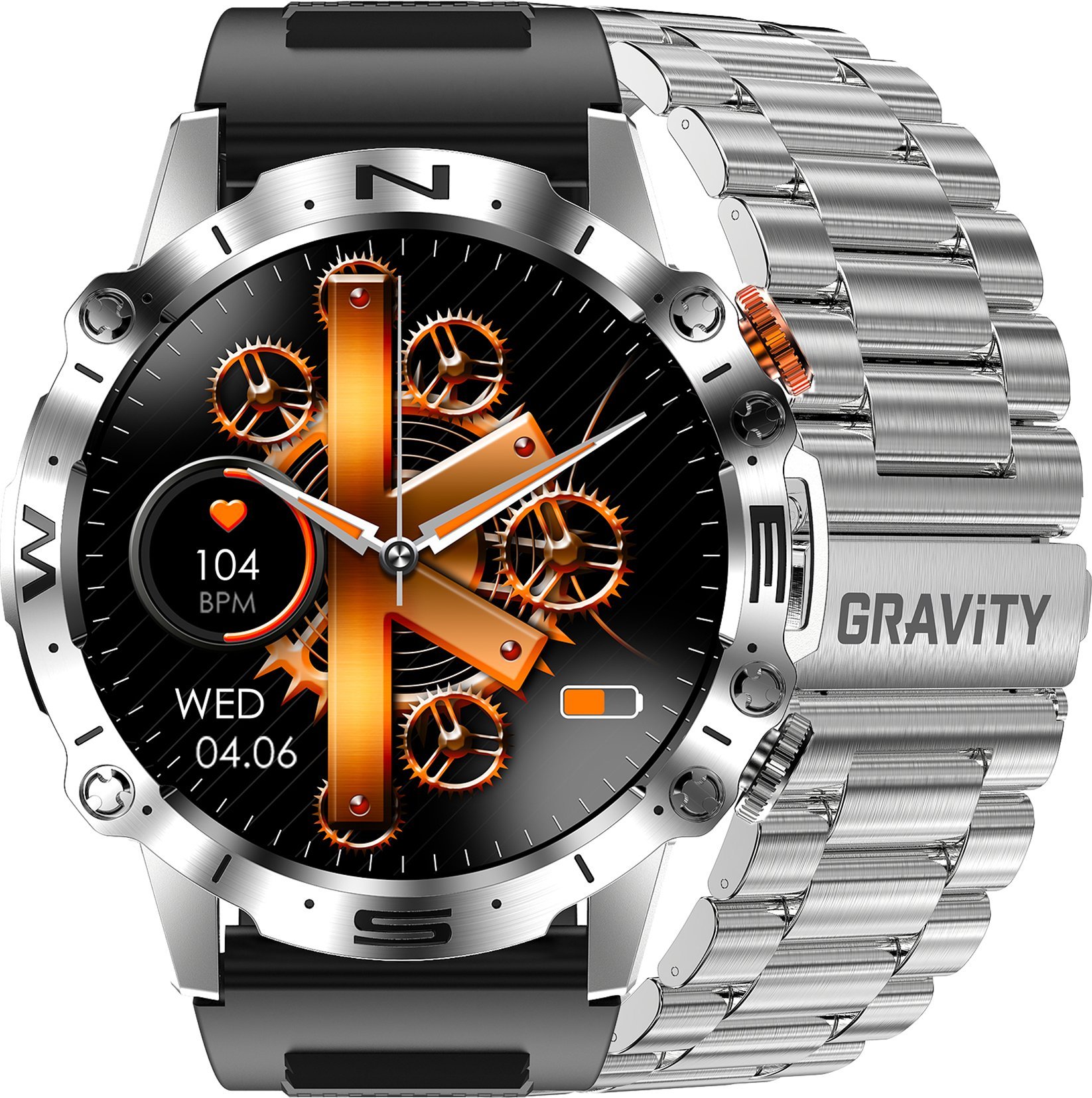 фото Смарт-годинник Gravity GT20-2 Silver