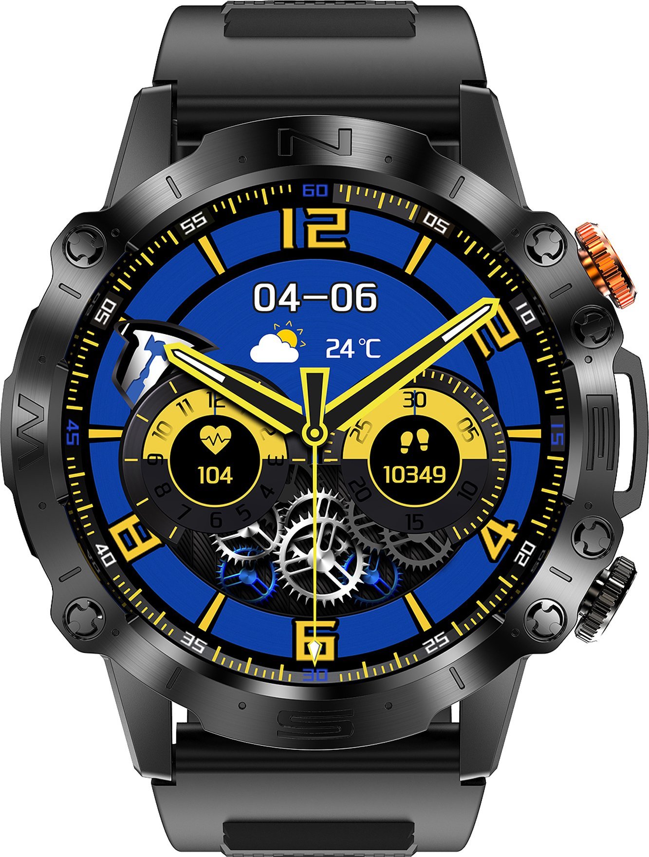 фото Смарт-годинник Gravity GT20-6 Black