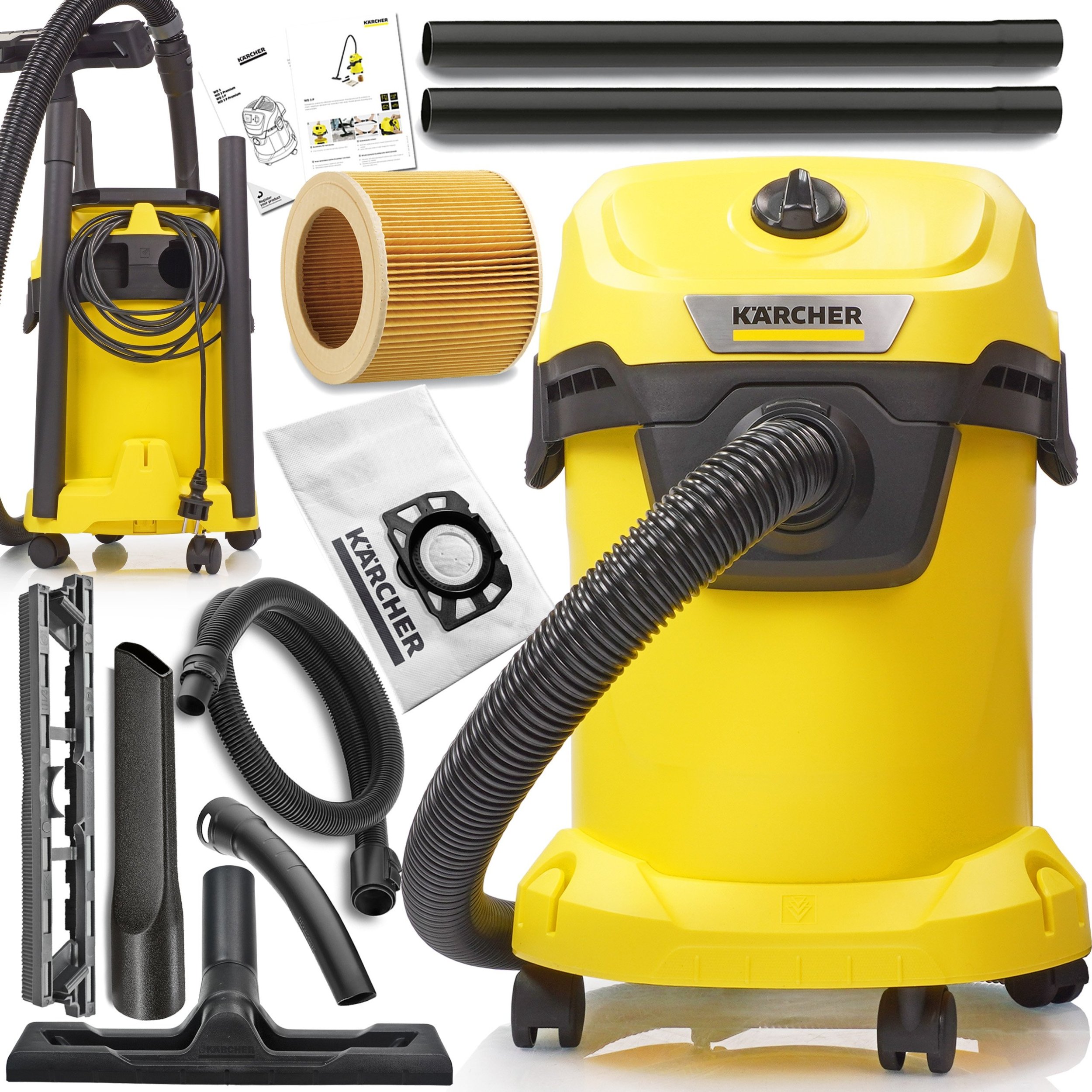 фото Професійний пилосос Karcher WD 3 V-15/6/20 (1.628-122.0)