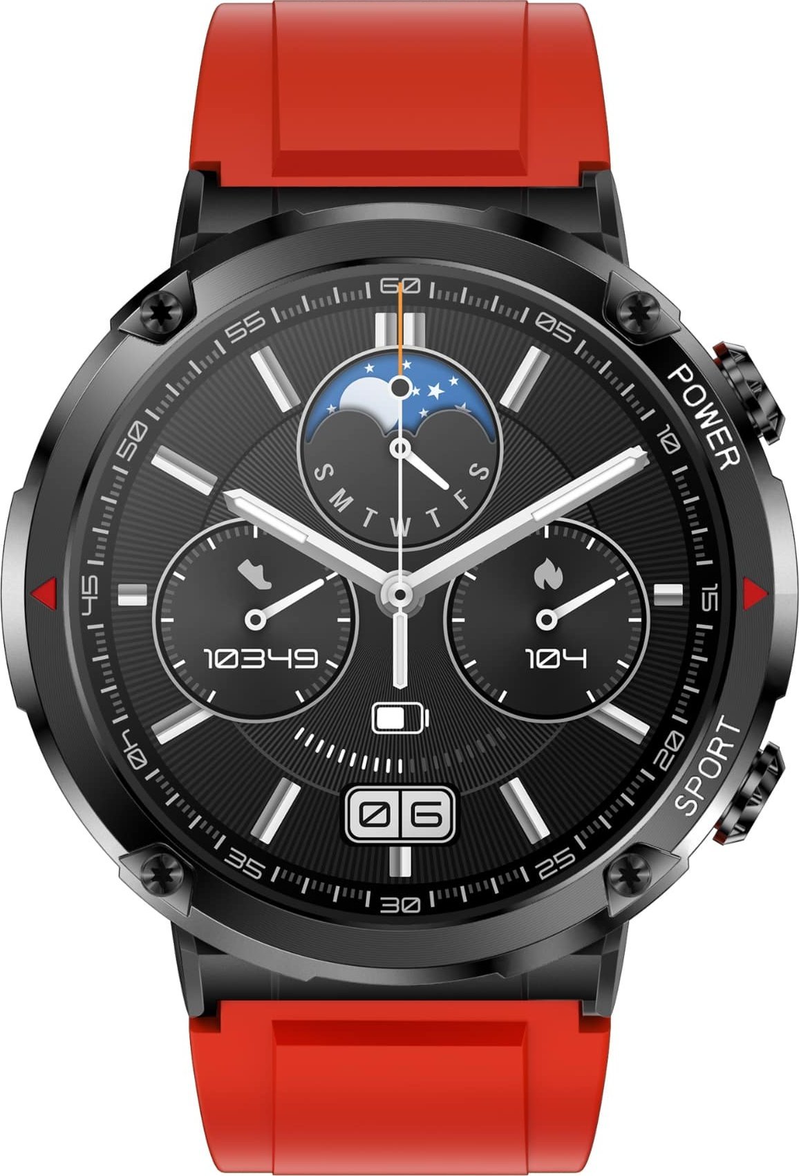фото Смарт-годинник Gravity GT21-6 Black/Red