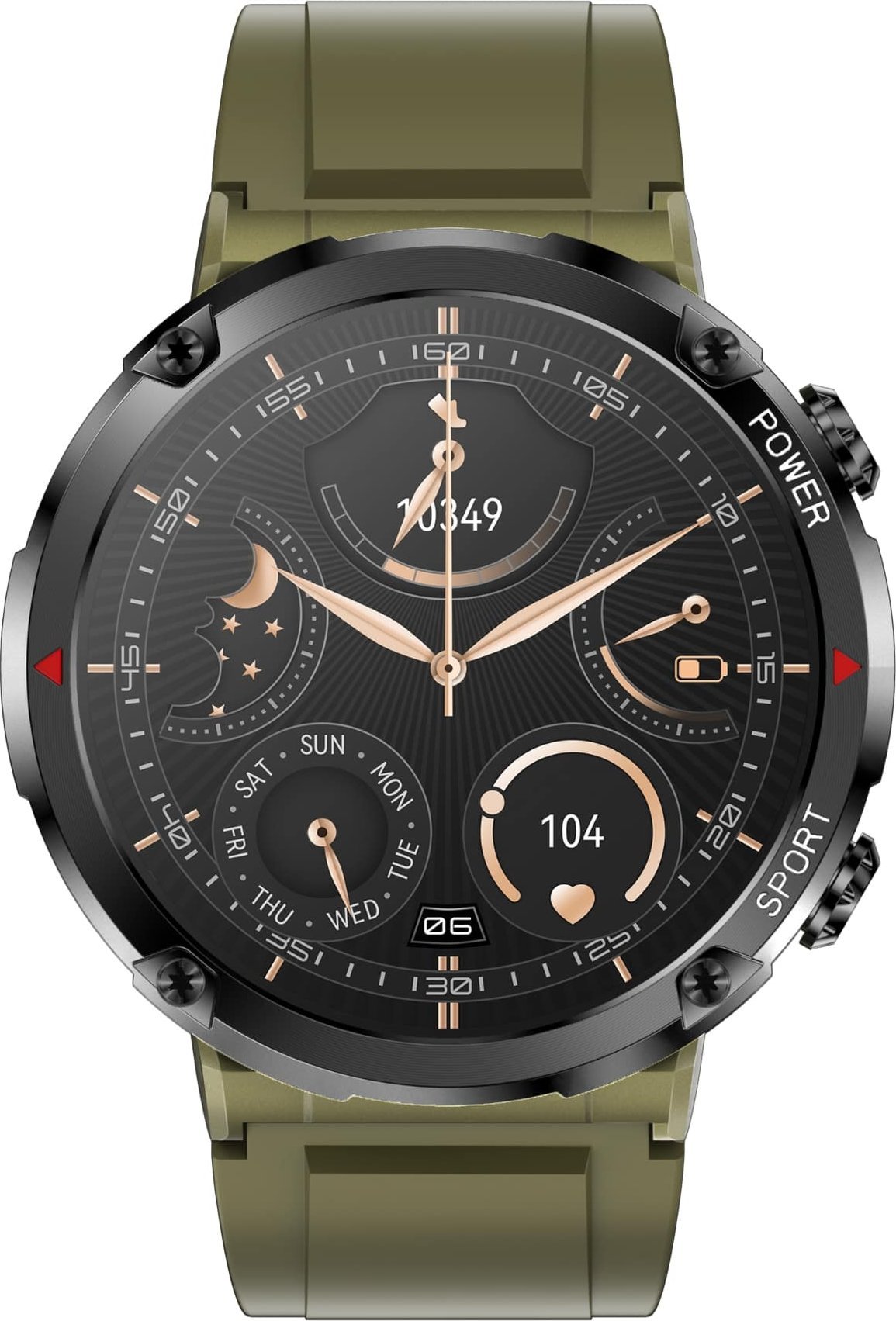 фото Смарт-годинник Gravity GT21-7 Khaki