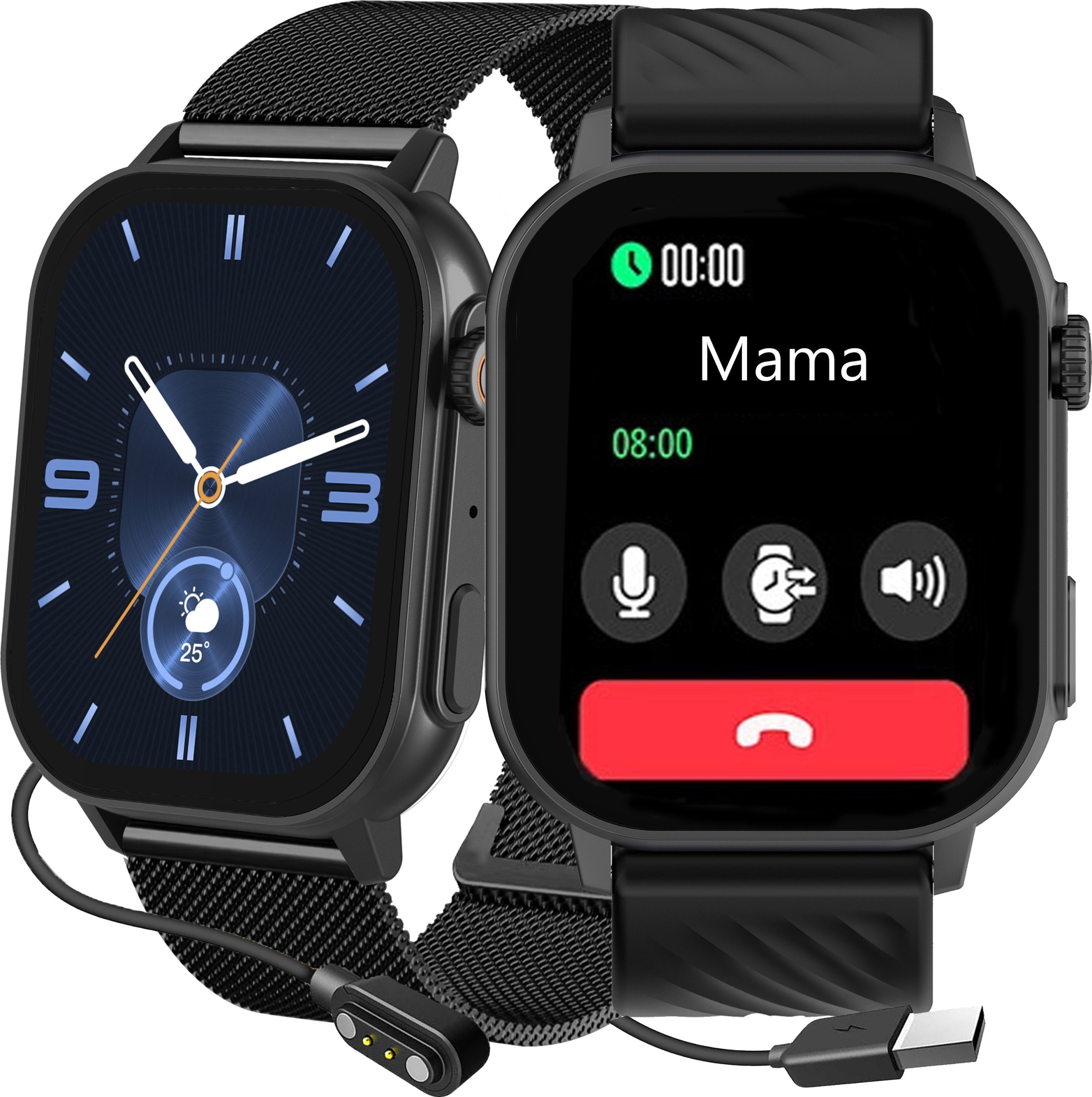 фото Смарт-годинник Gravity GT15-1 Black