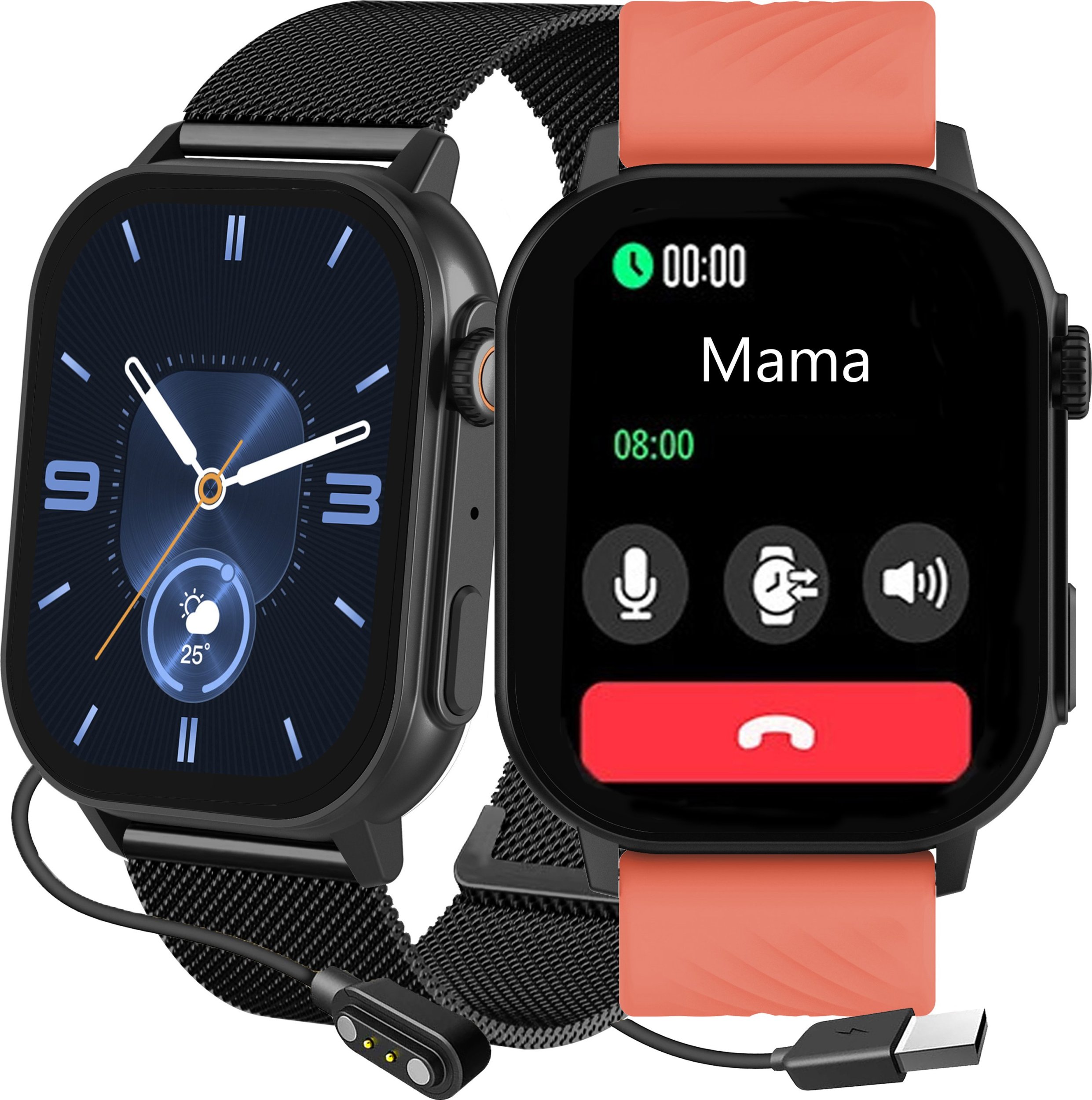 фото Смарт‑часы Gravity GT15-3 Black/Red