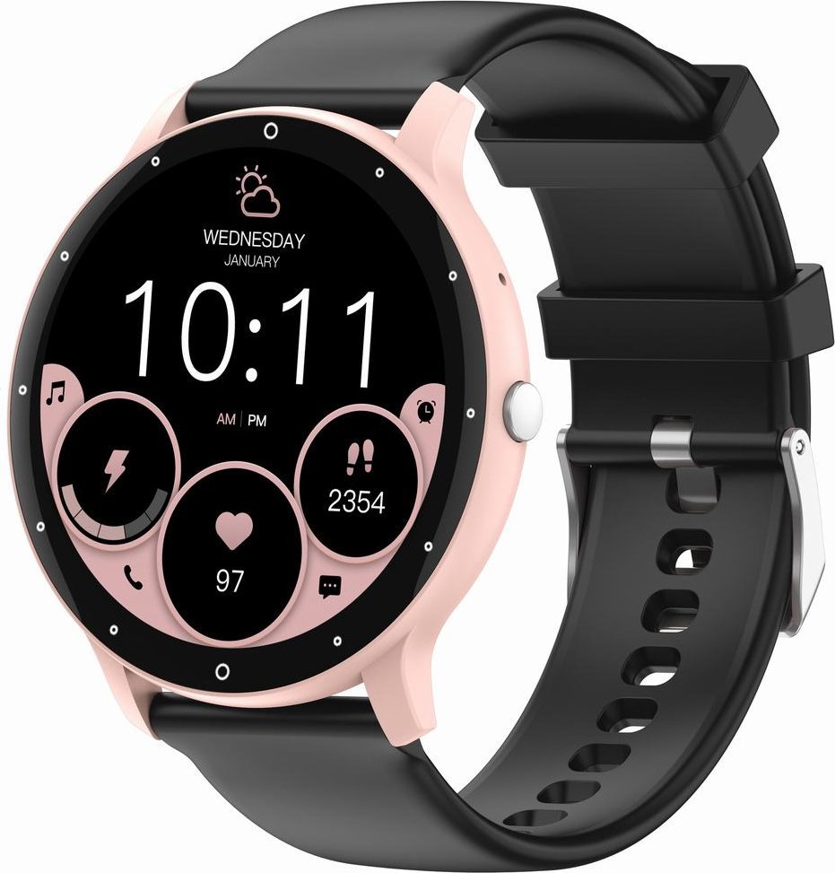 фото Смарт-годинник Gravity GT1-5 Pro Black/Pink