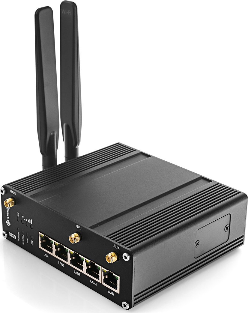 фото Бездротовий маршрутизатор (роутер) Milesight Industrial Cellular 4G Wi-Fi GPS POE (UR75-L04EU-G-P-W)