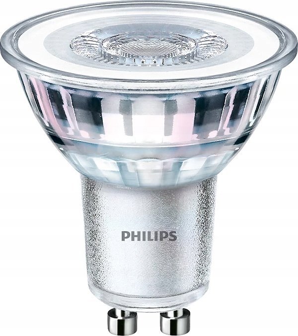 Signify Philips LED classic Lampe 50W GU10 Kaltweiß 390 lm Silber 6erP