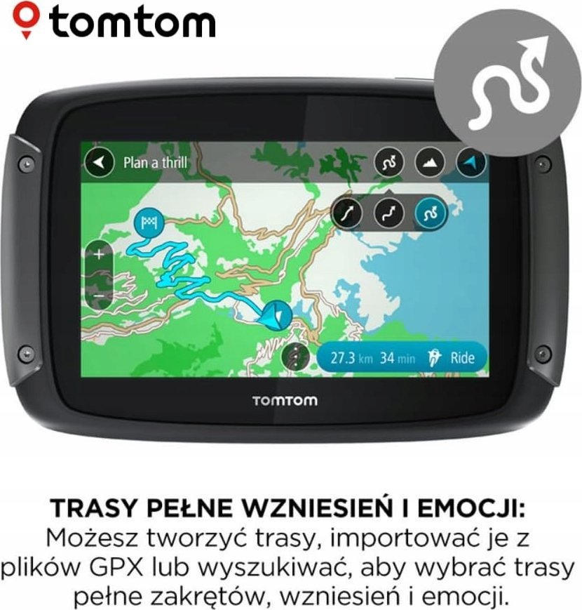 фото GPS-навігатор багатоцільовий TomTom Navi Rider 500