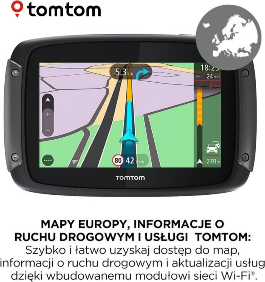 фото GPS-навігатор багатоцільовий TomTom Navi Rider 500
