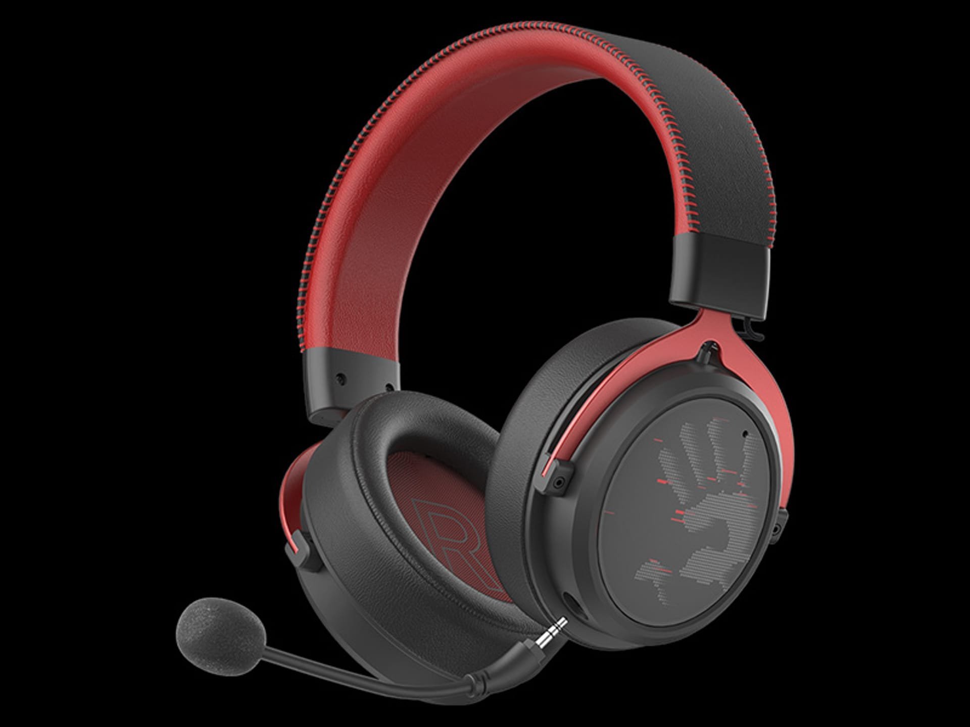 фото Навушники з мікрофоном A4tech Bloody MR590 Black/Red