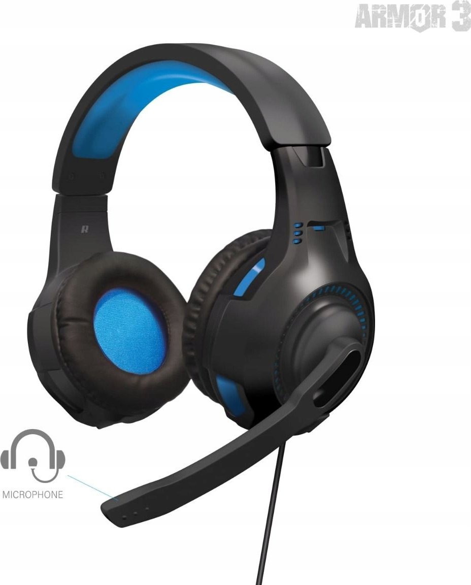 фото Навушники з мікрофоном Soundtac Universal Gaming Blue (M07222-BU)