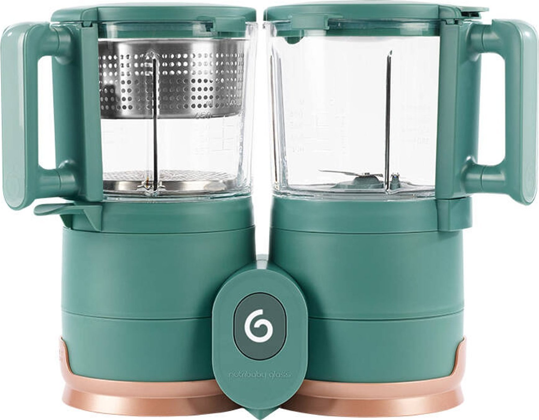 фото Дитяча пароварка-блендер Babymoov Nutribaby Glass Green (A001132)