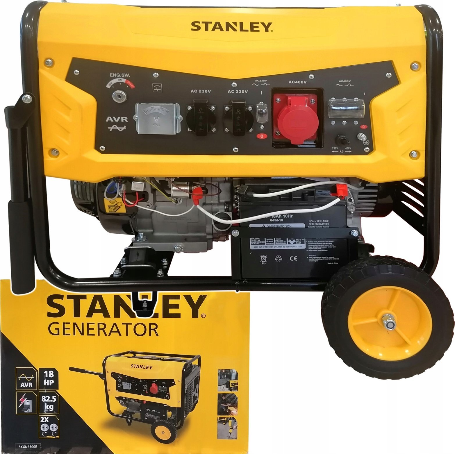 фото Бензиновий генератор Stanley SG 6500