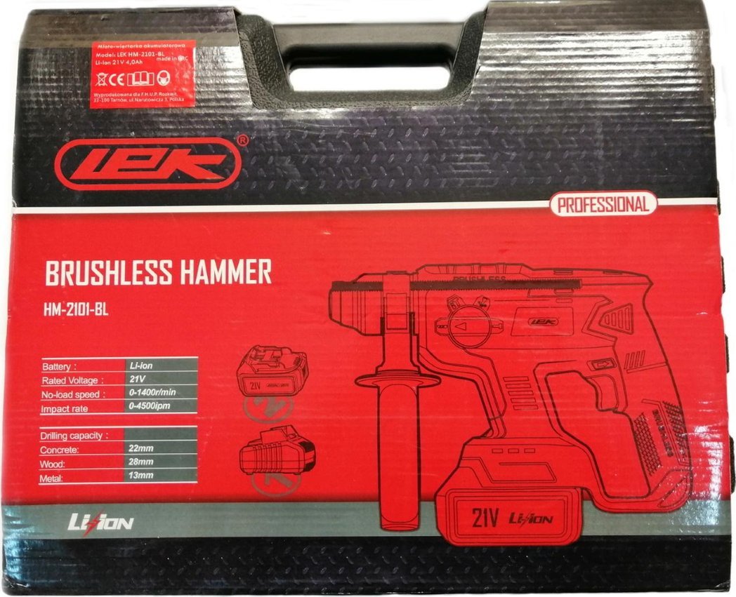 фото Акумуляторна дрель MasterCut HM-2101-BL