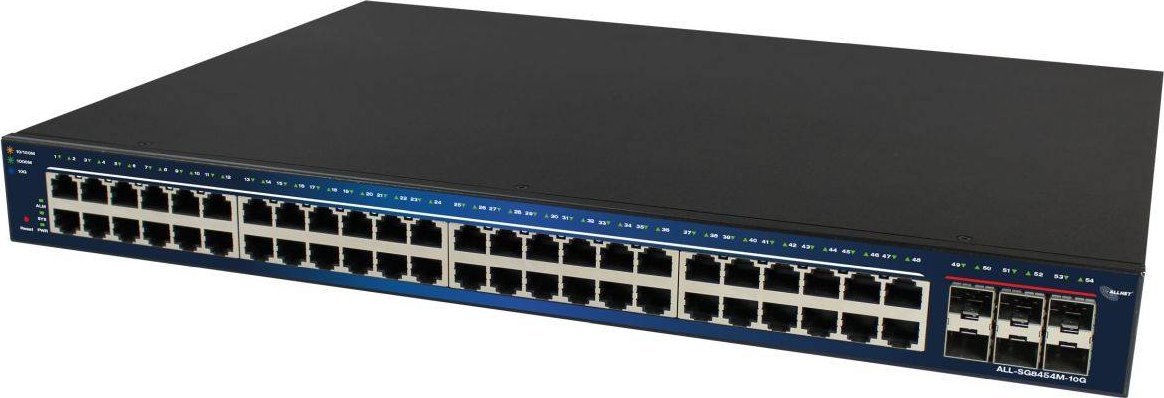 фото Комутатор керований 2 рівня Allnet ALL-SG8454M-10G M