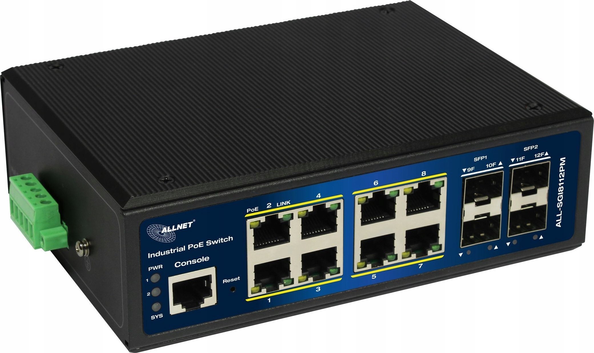 фото Комутатор Allnet ALL-SGI8112PMJ POE M