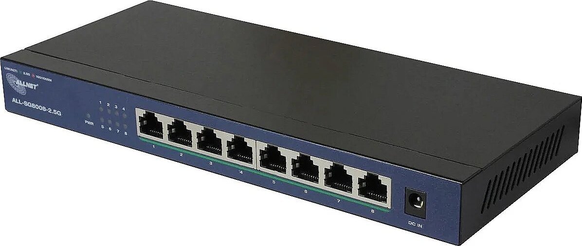 фото Комутатор керований 2 рівня Allnet ALL-SG8008-2.5G