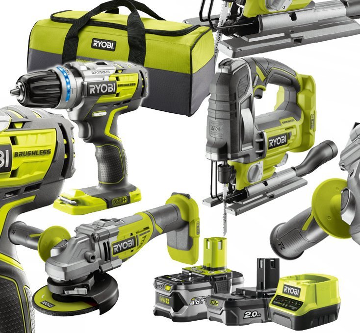 фото Набір інструментів Ryobi R18CK3BL-242S