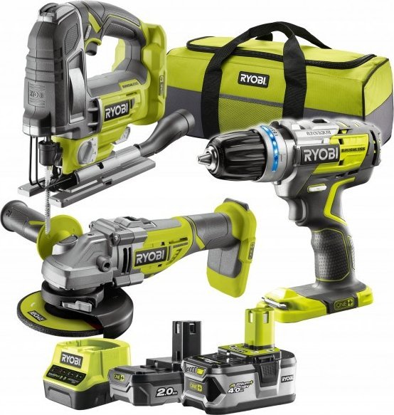 фото Набір інструментів Ryobi R18CK3BL-242S