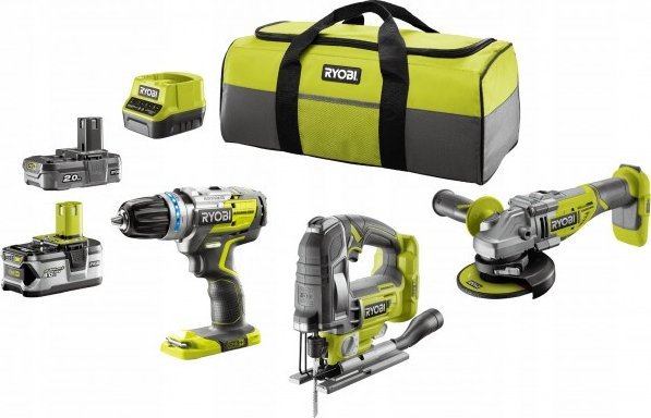 фото Набір інструментів Ryobi R18CK3BL-242S