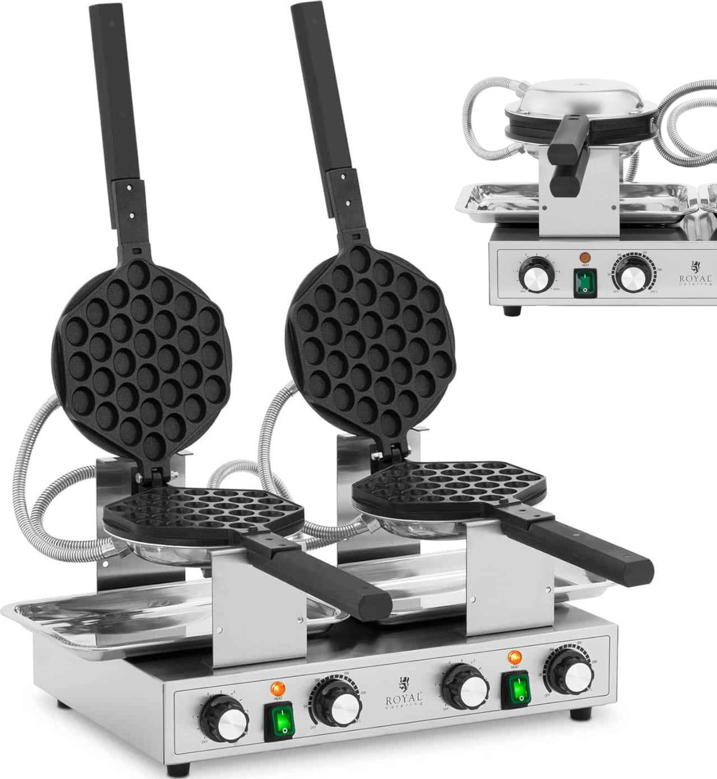 фото Вафельниця Royal Catering Teflon 2 1400W (10012896)