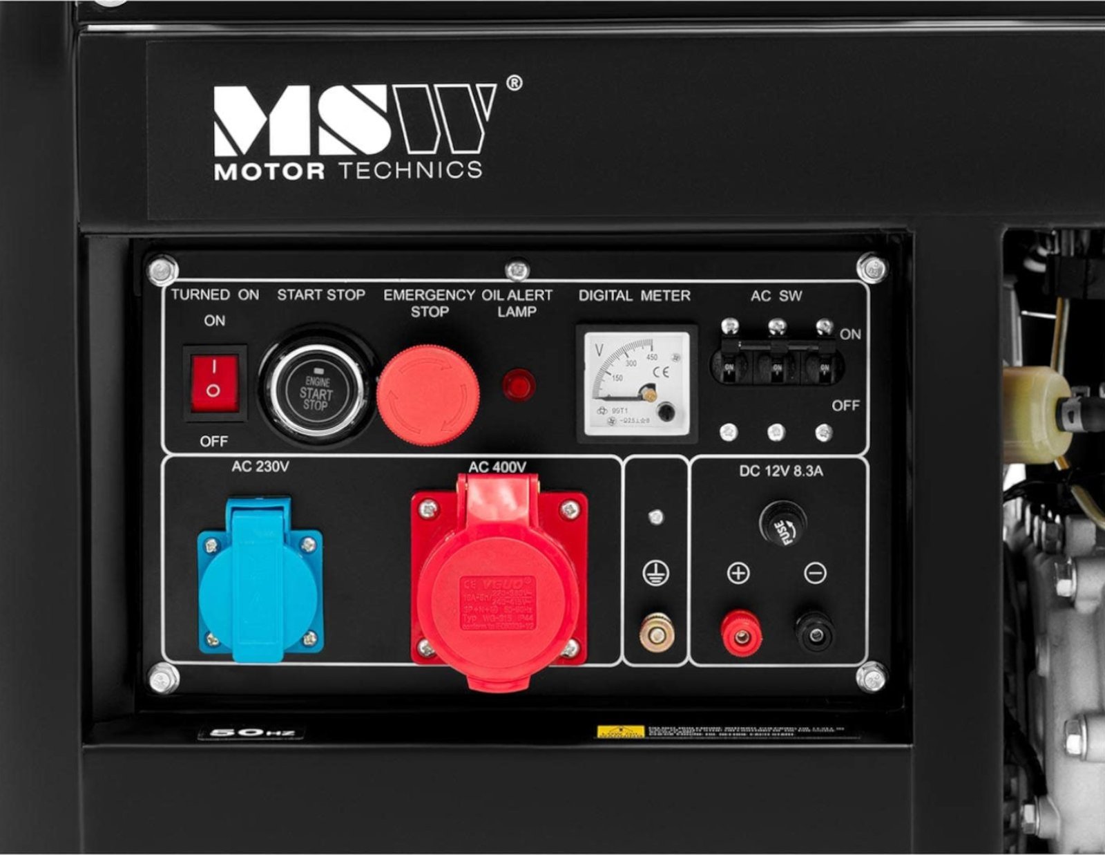 фото Дизельний генератор MSW 240/400 V 8500 W (10062296)
