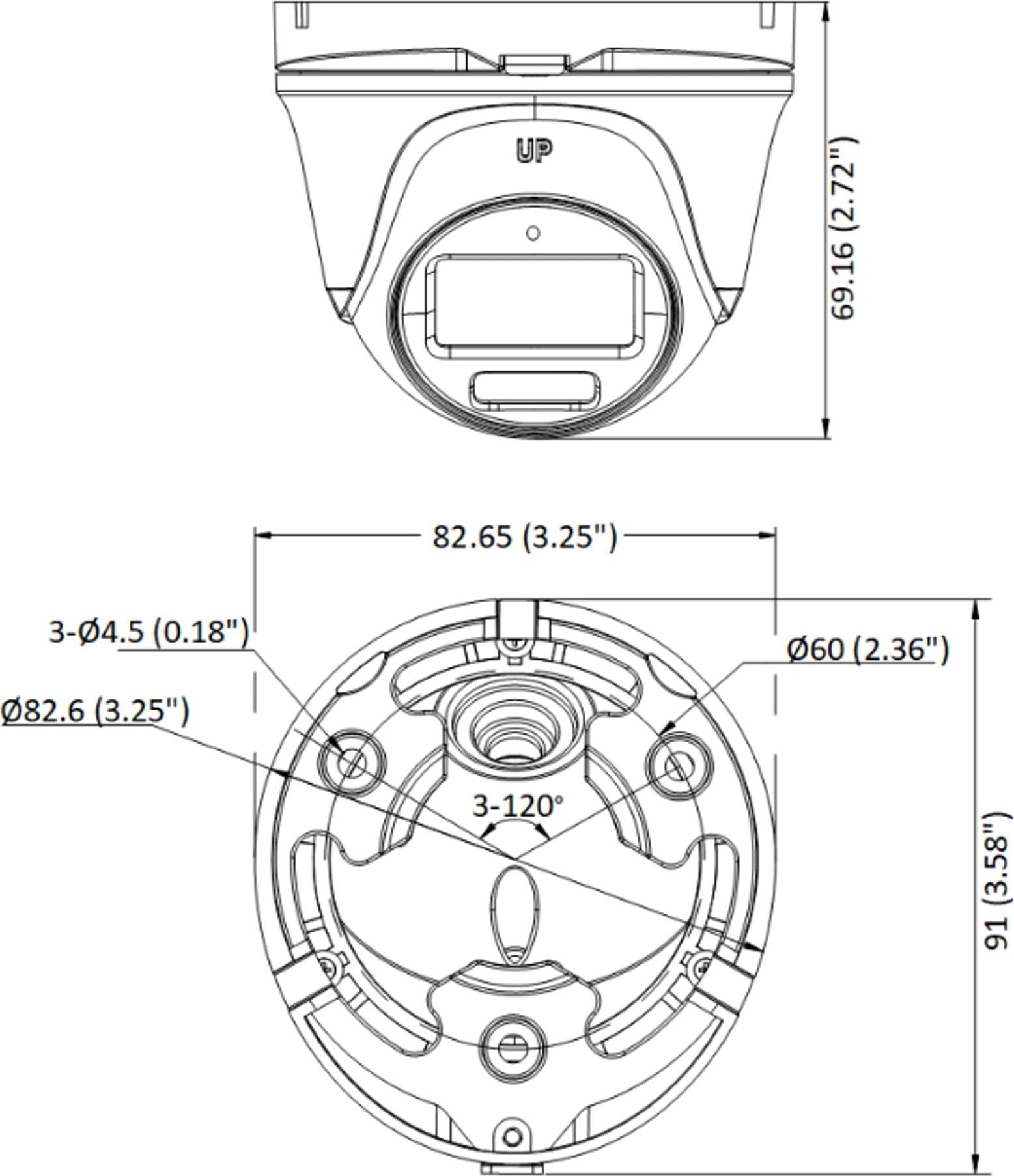 фото IP-камера відеоспостереження Hikvision TVICAM-T5M-20DL (2.8mm)