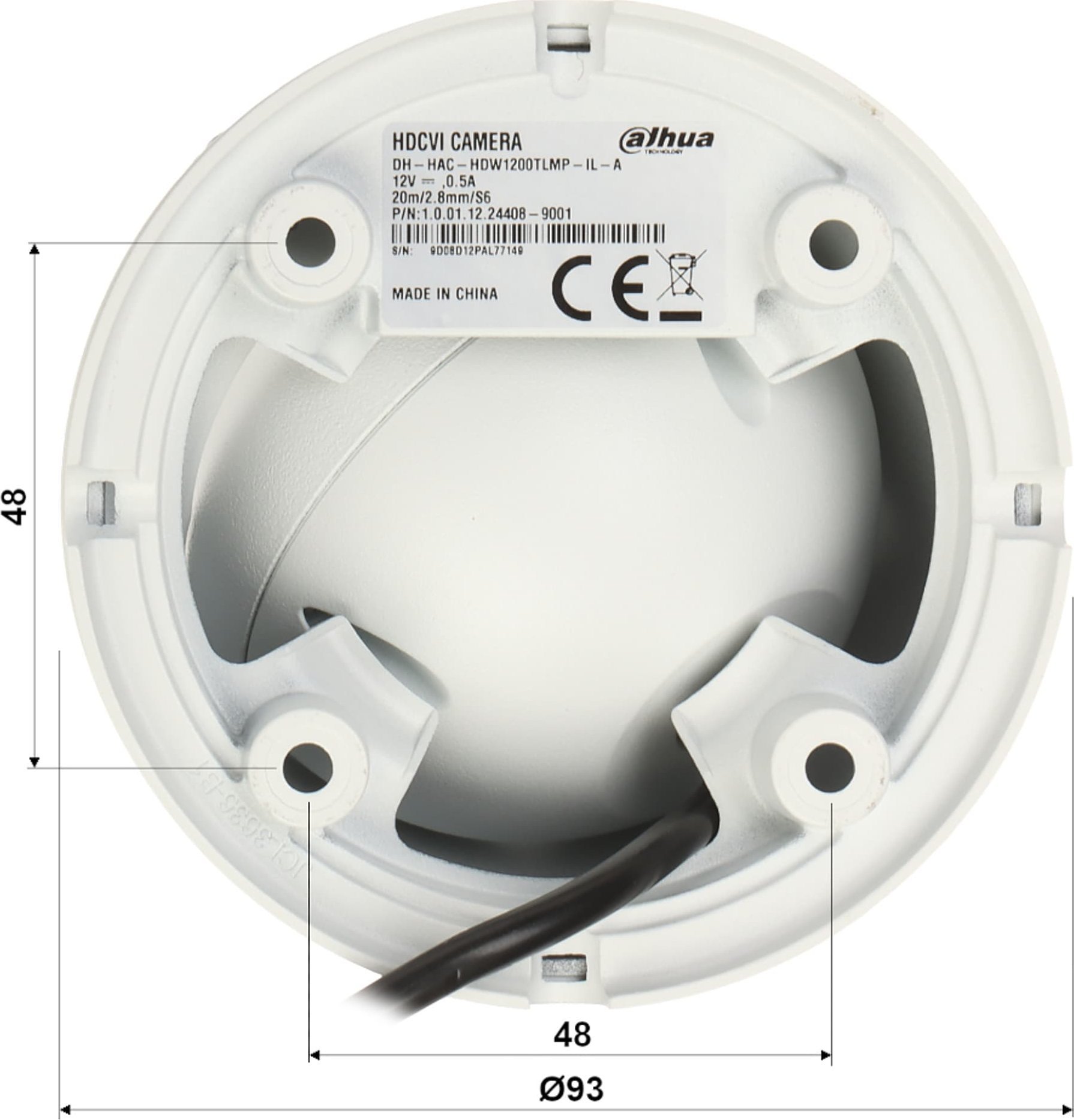 фото HD-TVI (Turbo HD) камера відеоспостереження Dahua Technology HAC-HDW1801TLM-IL-A-0280B-S2