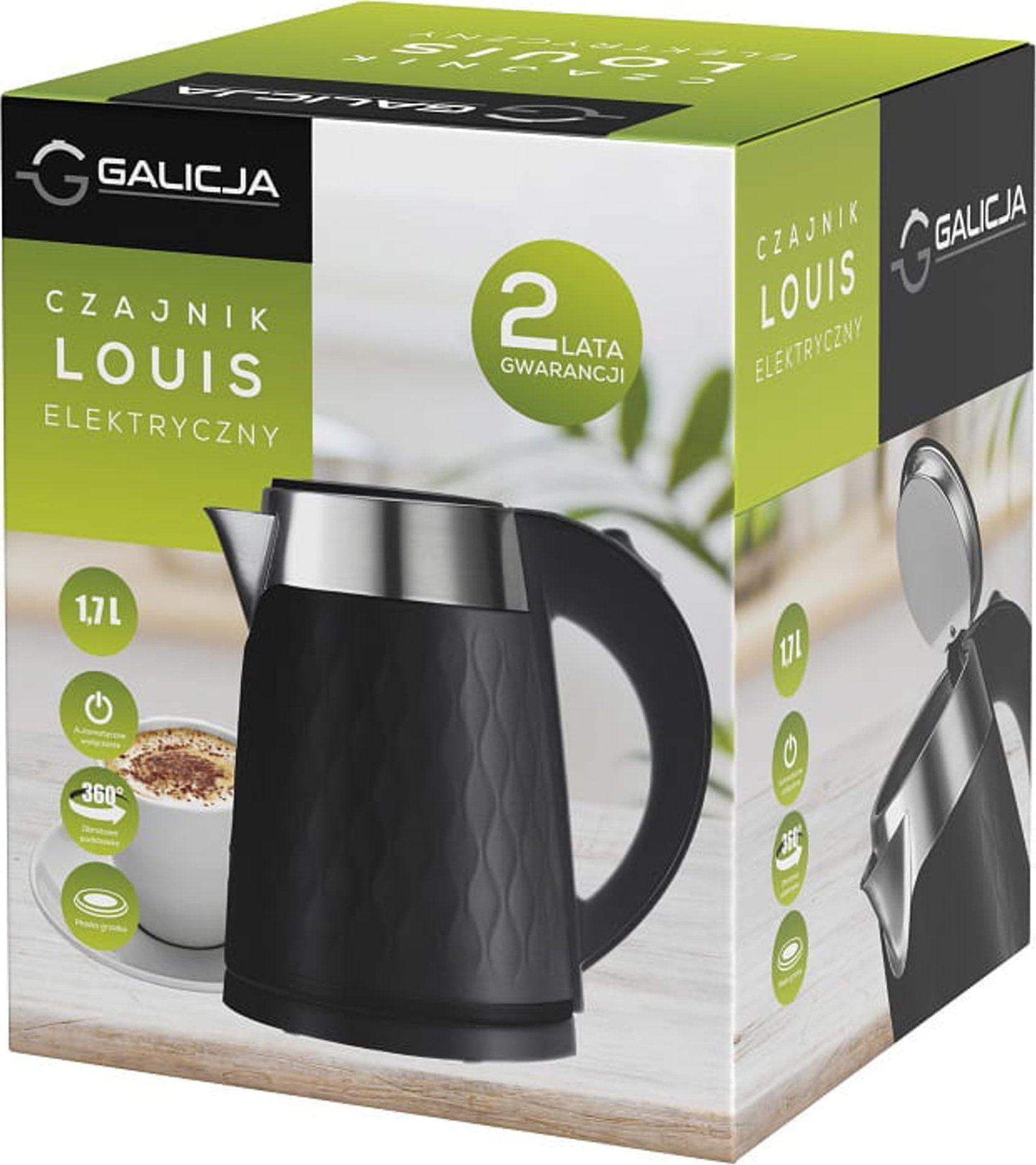 фото Електрочайник Galicja Louis Black