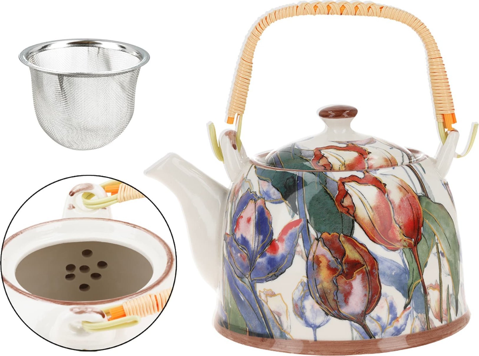 фото Чайник Carmani Tulips